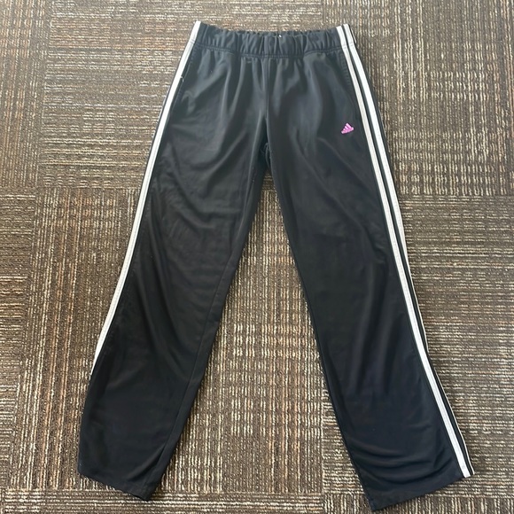 adidas Pants - Black Adidas track pants, size medium
